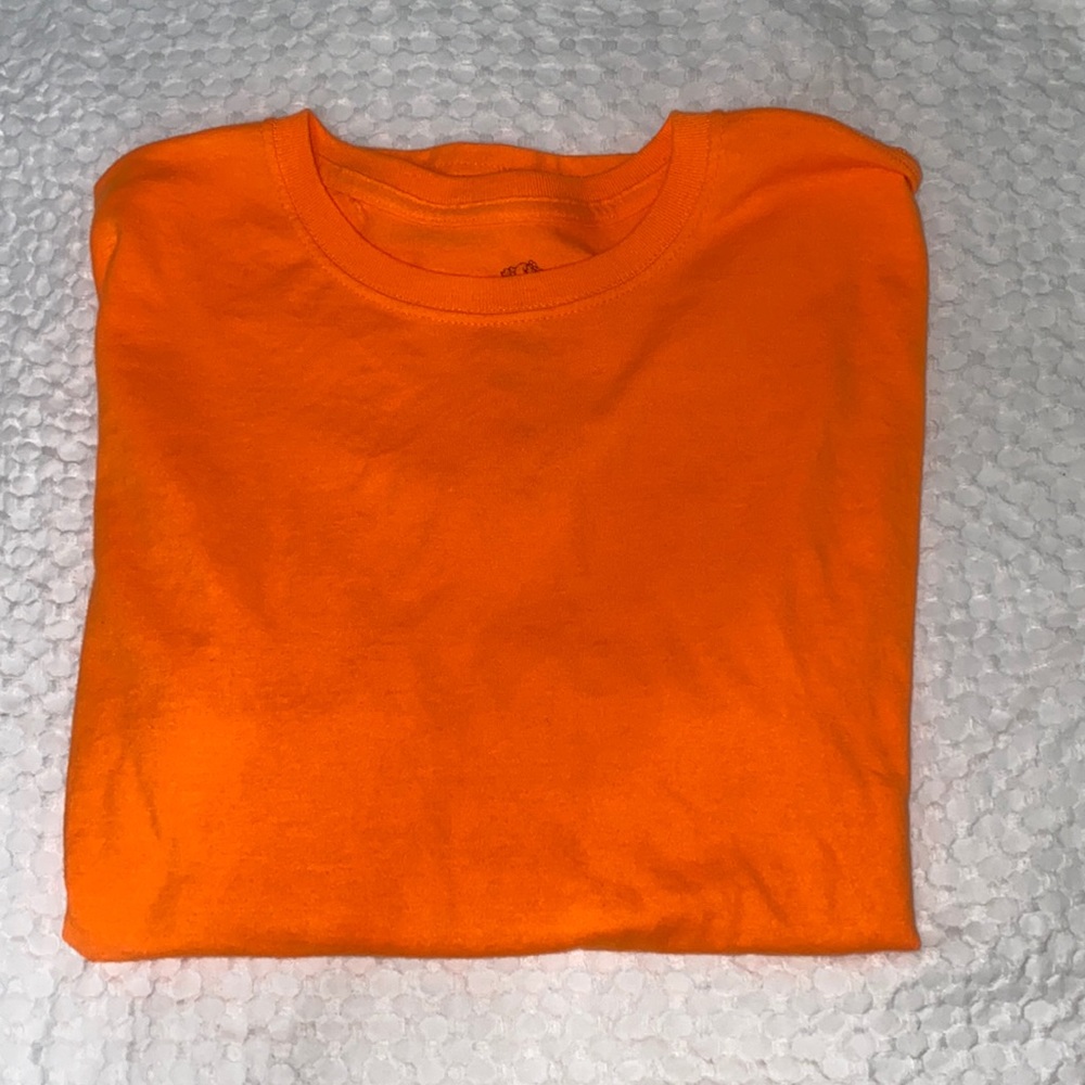 neon orange t-shirt